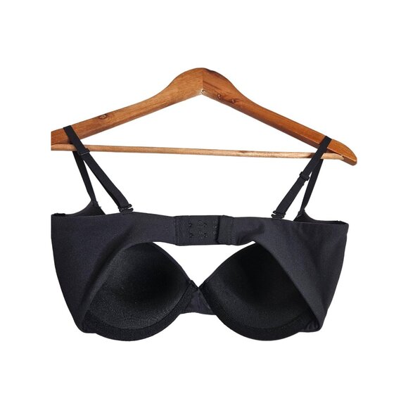 Skims Womens Black 32DD Padded Underwire Bra Adjustable Straps - Picture 3 of 11